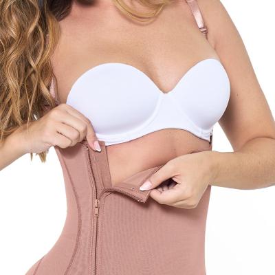 Postpartum Faja Open Breast Shapewear Bodysuit - FQ113