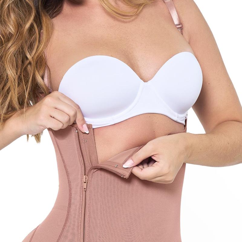 Postpartum Faja Open Breast Shapewear Bodysuit - FQ113