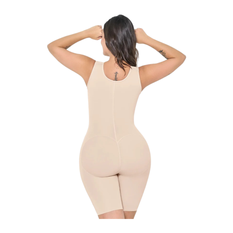 Mid-Thigh Girdle -Nan-sabkar Fabric Sleeveless