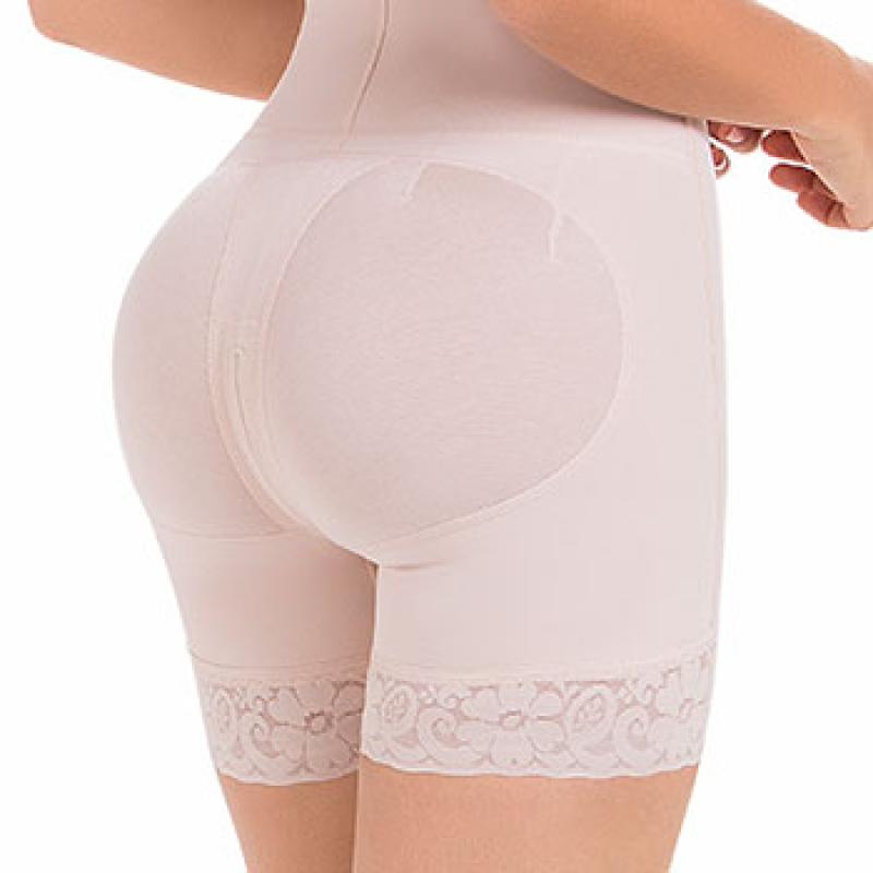High Compress Garment Short With Zipper - 09143